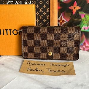 Authentic Louis Vuitton Porte Monnaie Tresor Wallet